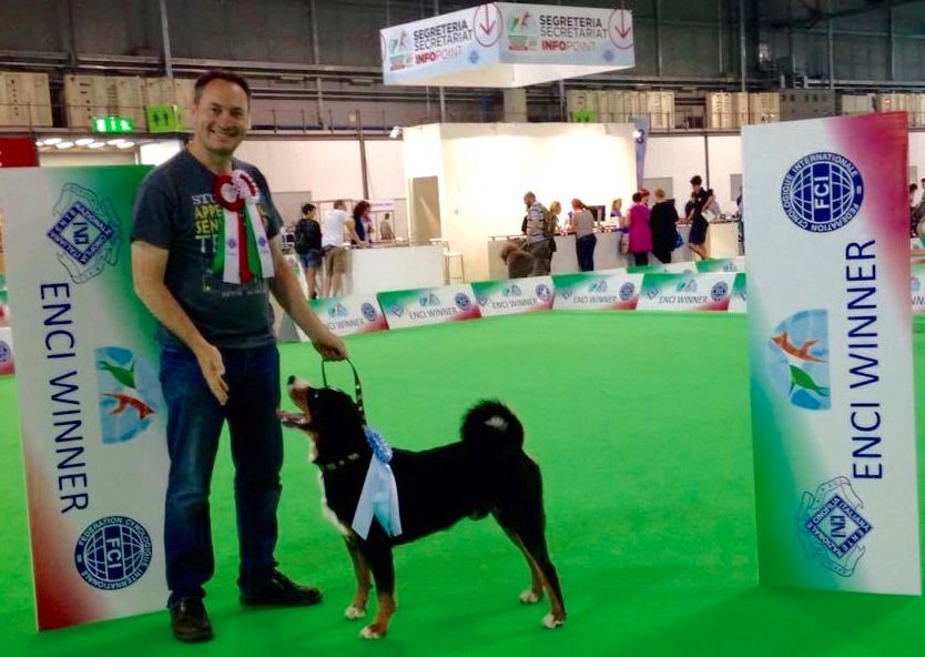 De La Garde Suisse - ENCI Winner 2017 dogshow à Milan