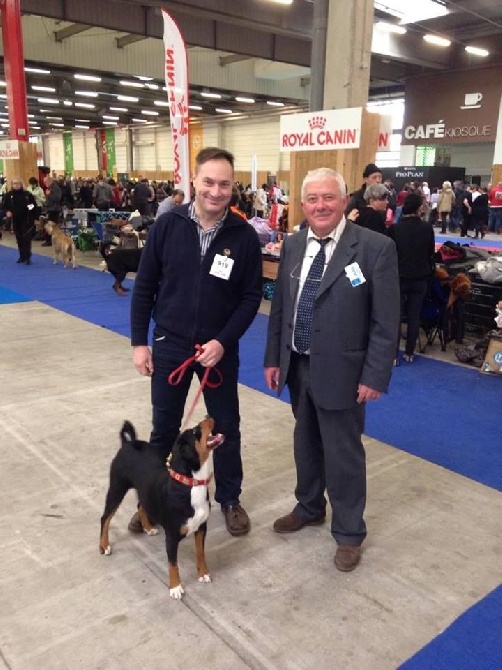 De La Garde Suisse - Paris International Dog Show avec Appie